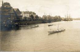 SAINT MALO (35) Carte Photo Quais Gare Animation - Saint Malo