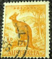 Australia 1937 Kangaroo 0.5d - Used - Oblitérés