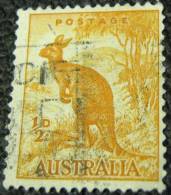 Australia 1937 Kangaroo 0.5d - Used - Oblitérés