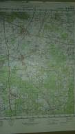 Map Lithuania Varena Generalny Shtab UdSSR Secret 1:50 000 36x44 Cm - Topographische Kaarten