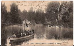 CPA Buttes Chaumont  Le Bateau Du Passeur 75 Paris 19 èm Arrondissement - Arrondissement: 19