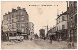 CPA  Les Lilas La Rue De Paris Tramway Café Bar 93 Seine St Denis Saint - Les Lilas