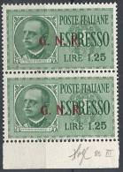 1943-44 RSI ESPRESSO BRESCIA 1,25 LIRE III TIPO VARIETà LEGGI MNH ** - RSI006-3 - Express Mail