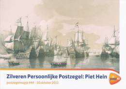 Nederland 2011, Postfris MNH, Folder 444, Piet Hein, Silverstamp - Nuevos