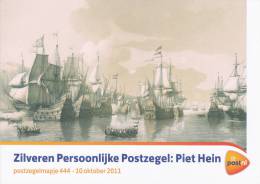 Nederland 2011, Postfris MNH, Folder 444, Piet Hein, Silverstamp - Unused Stamps