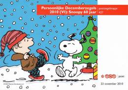 Nederland 2010, Postfris MNH,  Folder 427, Snoopy, Christmas - Ungebraucht