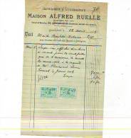 Quaregnon - 1925 - Masion Alfred Ruelle - Imprenta & Papelería