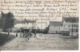 WORMHOUT - Passage Du Train Sur La Grand'Place - Wormhout