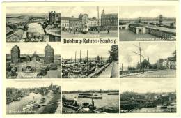 Duisburg-Ruhrort-Homberg, Mehrbild AK, Um 1930/40 - Duisburg