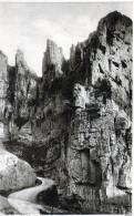 Beatiful Old Post Card    " CHEDDAR CASTLE ROCK " - Cheddar