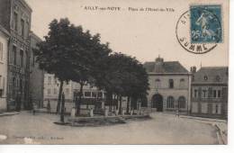 80  Somme  -  Ailly-sur-Noye - Place De L' Hôtel-de-Ville - Ailly Sur Noye