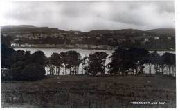 Beatiful Old Post Card    "   TOBERMORY AND BAY  " - Inverness-shire