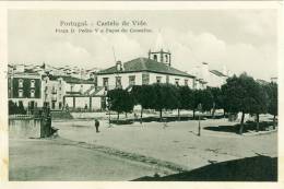 CASTELO DE VIDE  Praça D Pedro V E Paços Do Concelho 2 Scans PORTUGAL - Portalegre