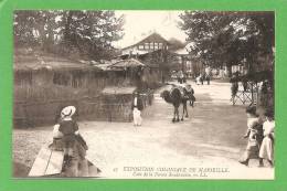 EXPOSITION COLONIALE DE MARSEILLE  COIN DE FERME SOUDANAISE - Expositions Coloniales 1906 - 1922