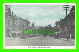 WILLOUGHBY, OHIO - ERIE STREET, ANIMATED - FIRST NATIONAL BANK - TRAVEL - PUB. BY BRAUN POST CARD CO - - Andere & Zonder Classificatie