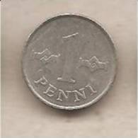 Finlandia - Moneta Circolata Da 1 Penni Km44a - 1975 - Finlande