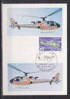 = Hélicoptère Gazelle Premier Jour 31 05 1975 Le Bourget 93 Carte Postale 1805 - Hélicoptères
