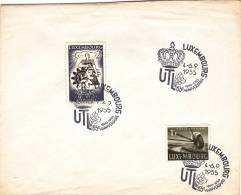 Luxembourg 1955 - UTL - Couronne Crown - Lettre Brief Letter - Máquinas Franqueo (EMA)