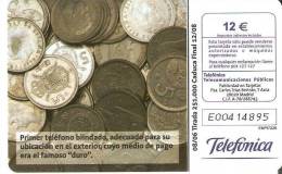 TARJETA DE ESPAÑA DE MONEDAS DE 5 PESETAS (COIN-MONEDA) - Timbres & Monnaies