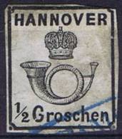 German States: Hannover: Mi Nr  17   Cancelled, - Hanovre