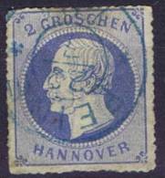 German States: Hannover: Mi Nr  23 Y   Cancelled, - Hanovre