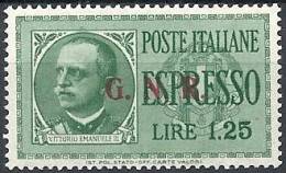 1943-44 RSI ESPRESSO BRESCIA 1,25 LIRE III TIPO VARIETà LEGGI MNH ** - RSI022-5 - Poste Exprèsse