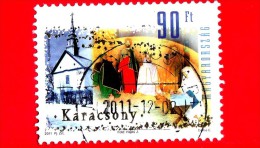 UNGHERIA - MAGYAR - 2011 - USATO - Karacsony - Natale - Christmas - Noel - Navidad - 90 Ft - Usado