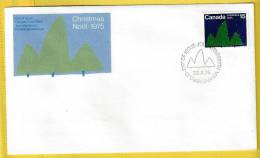 1975 - CANADA - FDC- CHRISTMAS NOEL 1975 - 22.X.75 - 1971-1980