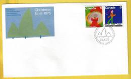 1975 - CANADA - FDC- CHRISTMAS NOEL 1975 - 22.X.75 - 1971-1980