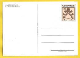 1981 - VATICANO - ORDINARIO DA 150 LIRE - Postal Stationeries