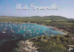 Cp , 83 , ILE DE PORQUEROLLES , La Plage D'Argent - Porquerolles