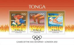 TONGA // 2012 - Jeux Olympiques, London 2012 - BF Neufs // Mnh - Tonga (1970-...)