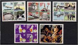 BARBUDA 1977 - Zeppelin, Spoutnik, Avion, Rubens, Faucon ..... - Serie Neuve Sans Charniere (Yvert 345/64) - Barbados (1966-...)