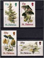 SAINTE HELENE 1983 - Champignons, Mushrooms - Serie Neuve Sans Charniere (Yvert 377/80) - Isla Sta Helena