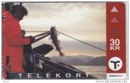 Faroe Islands, OD-025,  30 Kr ,  Long - Line Fishing, Mint In Blister, 2 Scans - Féroé (Iles)