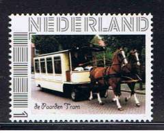 Persoonlijke Postzegels Postfris Transport  TRAMS De PAARDENTRAM De Voorloper Van Onze Gewone Tram - Tram