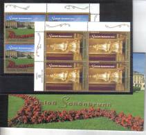 BLO487 UNO WIEN 1998  MICHL 270/77 BOGENMARKEN VIERERBLOCK + MH0-3 ** - Booklets