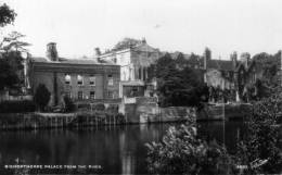 Beatiful Old Post Card    " BISHOPTHORPE  PALACE  FROM  THE  RIVER   " - York