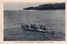 NOUVELLES HEBRIDES: Pirogue De Guerre - Ilot Toman - Autres & Non Classés