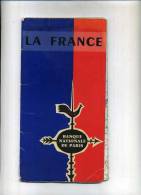-  CARTE ROUTIERE FRANCE . BNP 1966 . - Roadmaps