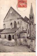 France:AVON(Indre Et Loire:37)1916:L'Eglise XIIe Siècle,très Intéressant Porche Et Clocher Du XVe Siècle. - L'Île-Bouchard