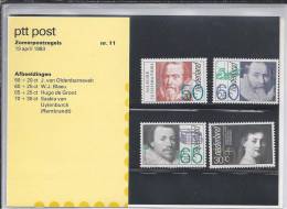 St.- Nederland Postfris PTT Mapje Nummer 11 - 19 April 1983. Zomerpostzegels. - Nuovi