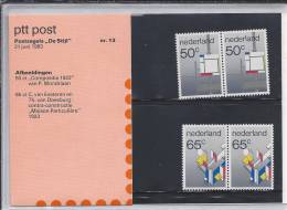 St.- Nederland Postfris PTT Mapje Nr 13 - 21 Juni 1983**. De Stijl. Piet Mondriaan, C. Van Eesteren, Th. Van Doesburg. - Ungebraucht