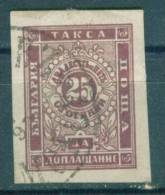 30K55 Michel # 5 - 1885 - 25 St.  Postage Due , Portomarken ,Taxe  Bulgaria Bulgarie Bulgarien Bulgarije USED - Segnatasse