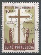 GUINÉ - 1953, Exposição De Arte Sacra Missionária,  10 C.  (o)  MUNDIFIL  Nº 267 - Guinea Portuguesa