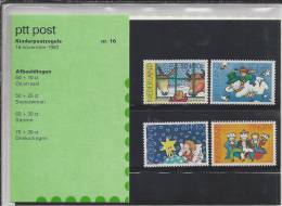 St.- Nederland Postfris PTT Mapje Nummer 16 - 16 November 1983. Kinderpostzegels. Os En Ezel, Sneeuwman, Sterren, - Ongebruikt