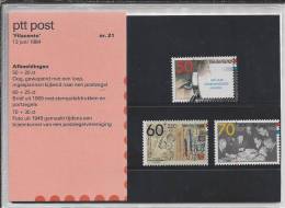 St.- Nederland Postfris PTT Mapje Nummer 21 - 13 Juni 1984. Filacento. - Unused Stamps