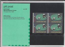 St.- Nederland Postfris PTT Mapje Nummer 23 - 18 September 1984. Postzegel Wereld Natuur Fonds. Wereldbol, Panda Beren. - Unused Stamps