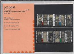 St.- Nederland Postfris PTT Mapje Nummer 29 - 5 Mei 1985. Postzegels Verzet En Bevrijding. Geallieerden. - Nuovi