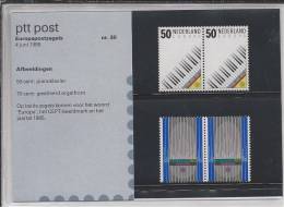 St.- Nederland Postfris PTT Mapje Nummer 30 - 4 Juni 1985. Europapostzegels. Pianoklavier. Orgelfront. - Ongebruikt